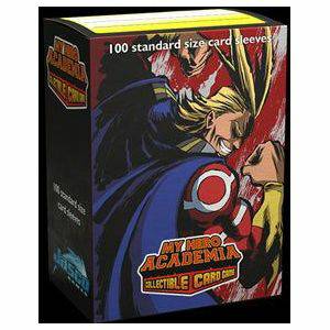 Arcane Tinmen Trading cards SLEEVES DS My Hero Academia All Might Flex (100)