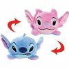 Disney Lilo en Stitch, omkeerbaar pluchen speelgoed, 8cm, 2 gezichten, geschikt voor kinderen vanaf de eerste levensmaanden. Simba Knuffels