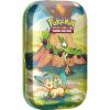 Pokémon TCG: Levendige Paldea Mini Tin Arboliva & Leafeon (2 Booster Packs, 1 Stickervel) Kaartspellen