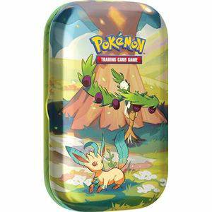 Pokémon TCG: Levendige Paldea Mini Tin Arboliva & Leafeon (2 Booster Packs, 1 Stickervel) Kaartspellen