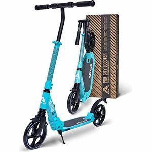 Steppen Apollo Apollo Tornado High End Scooter voor volwassenen, citystep voor kinderen vanaf 7 jaar, met vering, inklapbaar en in hoogte verstelbaar, step voor volwassenen en kinderen