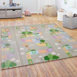 Paco Home Speelkleed Kruipkleed Kinderen Kleed Opvouwbaar Afwasbaar Omkeerbaar Dier Motief 150x200 cm Speelkleden & babygyms